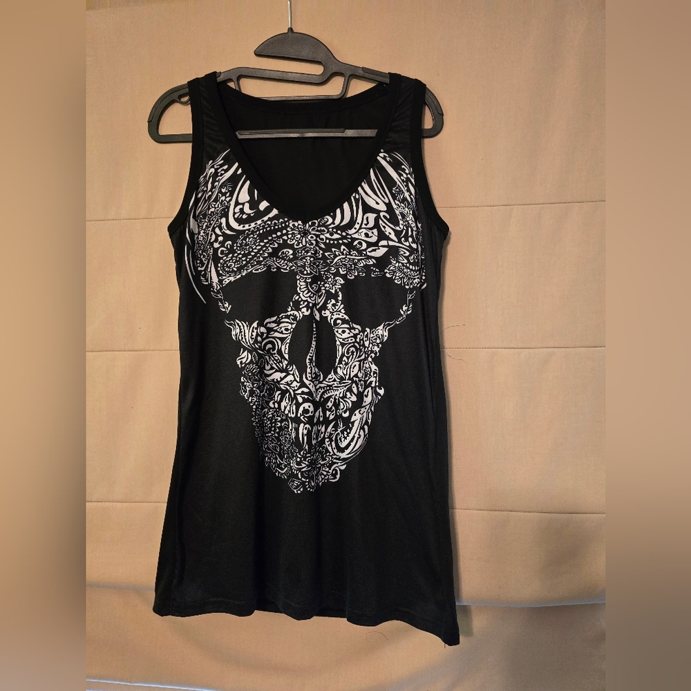 Skull tank top
